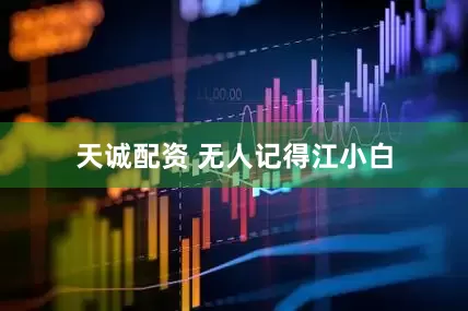 天诚配资 无人记得江小白